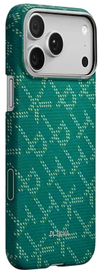 Чехол для iPhone 17 Pro Pitaka Edge Ultra Slim Case - Gold/Green 400_400_762014