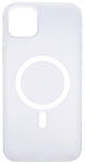 Чехол для iPhone 14 Plus Wlons с MagSafe прозрачный матовый с рамкой Белый 250_100_135566