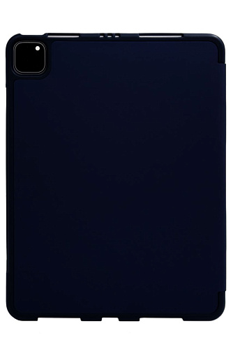 Чехол-книжка для iPad Pro 12.9 3 загиба силиконовый с рамкой Темно-синий 250_100_125953