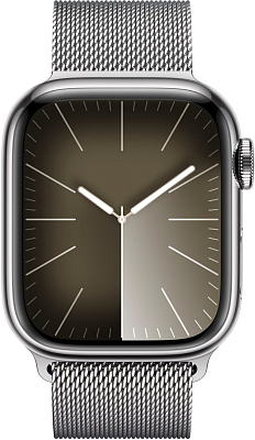 Часы Apple Watch Series 9 41mm Stainless Steel Case Milanese Loop Silver 400_400_640267