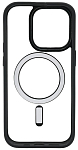 Чехол прозрачный с цветным бортиком MagSafe iPhone 14 Pro Черный 250_100_131904