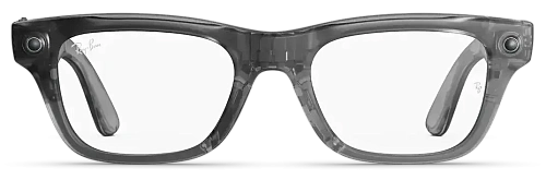 Умные очки Ray-Ban Blayzer Optics (Gen 2) - Matte Transparent Ice Grey/Clear - Size M (S50) RW7001 500_191_884957
