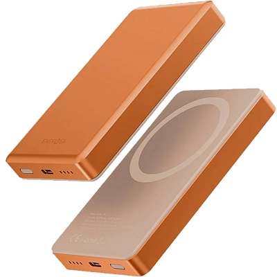 Внешний аккумулятор EnergEA Alupac Magsafe 10000 mAh - Orange 400_400_645504