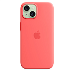 Чехол для iPhone 15 Silicone Case with MagSafe - Guava