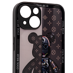 Чехол с мишкой для iPhone 13 Pro Max Коричневый 250_100_132519