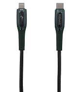 Кабель Usams USB-C/Lightning усиленный 1.2м (зеленый) 500_191_339439