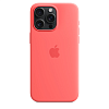 Чехол для iPhone 15 Pro Max Silicone Case with MagSafe - Guava