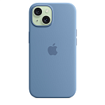 Чехол для iPhone 15 Silicone Case with MagSafe - Winter Blue