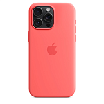 Чехол для iPhone 15 Pro Silicone Case with MagSafe - Guava