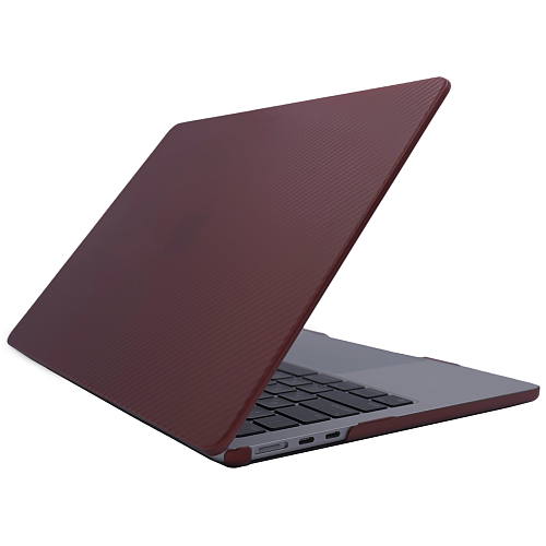 Чехол карбоновый текстура в виде точки DDC Carbon fiber textured на MacBook Pro 13.3 Красный 250_100_130395