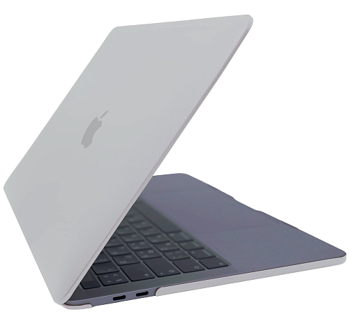 Чехол для MacBook Pro 16.2 DDC Carbon Fiber Textured (белый) 250_100_130423