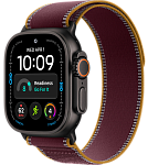 Часы Apple Watch Ultra 4 49mm Titanium Case Black / Trail Loop Burgundy M/L 250_100_853351