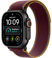 Часы Apple Watch Ultra 4 49mm Titanium Case Black / Trail Loop Burgundy S/M 500_191_852672