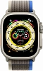 Часы Apple watch Ultra 49mm Titanium Case GPS+Cellular Trail Loop Blue/Gray M/L 100_100_641080