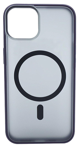 Чехол для iPhone 14 Plus матовый с MagSafe Фиолетовый 250_100_533749