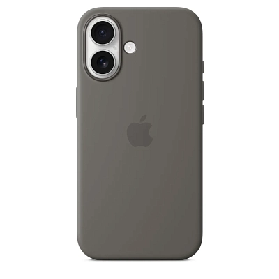 Чехол Apple iPhone 16 Silicone Case with MagSafe - Stone Gray 400_400_641847