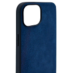 Чехол алькантара для iPhone 14 Синий 250_100_132398