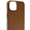Чехол для iPhone 14 Pro Max кожаный с MagSafe Коричневый