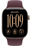 Часы Apple Watch Series 12 42mm Aluminium Case GPS Light Gold Sport Band Burgundy M/L 250_100_851855
