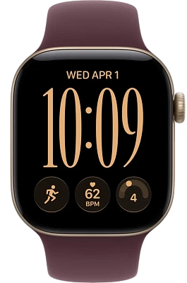 Часы Apple Watch Series 12 42mm Aluminium Case GPS Light Gold Sport Band Burgundy M/L 400_400_851855