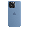 Чехол для iPhone 15 Pro Max Silicone Case with MagSafe - Winter Blue