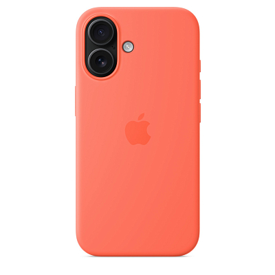 Чехол для iPhone 16 Silicone Case with MagSafe - Tangerine 400_400_478181