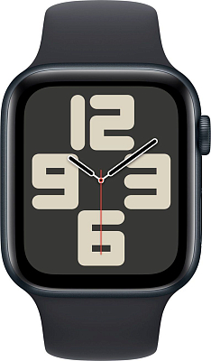 Часы Apple Watch Series SE 2024 40mm Aluminium Case GPS Sport Band Midnight S/M 400_400_640501