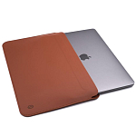 Чехол WIWU Skin Pro Slim Stand Sleeve с подставкой для MacBook 13.3" pro, Brown 250_100_641937