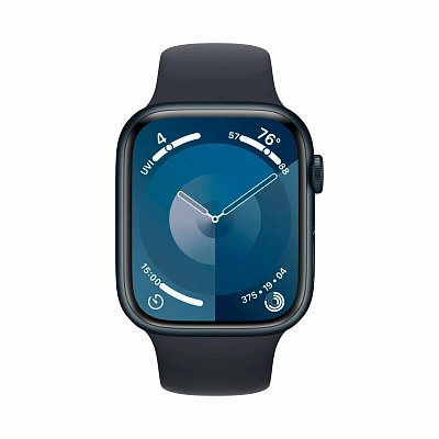 Часы Apple Watch Series 9 41mm Aluminium Case GPS Sport Band Midnight M/L 400_400_640179