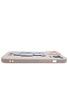 Силиконовый чехол для iPhone 14 с 3D мишкой Белый 250_100_122252