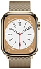 Часы Apple Watch Series 8 41mm Stainless Steel Case GPS+Cellular Milanese Loop Gold 100_100_640115