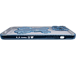 Чехол для iPhone 14 Pro Max прозрачный с 3D мишкой Голубой 250_100_533962
