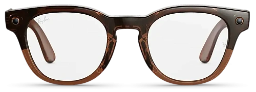 Умные очки Ray-Ban Scriber Optics (Gen 2) - Shiny Transparent Umber/Clear - Size S (S49) RW4002 500_191_885016