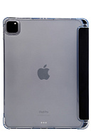 Прозрачный чехол-книжка для iPad Pro 11 с тройным загибом Черный 500_191_121709