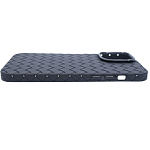 Плетеный Силиконовый чехол для iPhone 14 Pro Черный 250_100_137657
