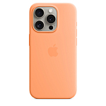 Чехол Apple iPhone 15 Pro Max Silicone Case with MagSafe -  Orange Sorbet 250_100_761698