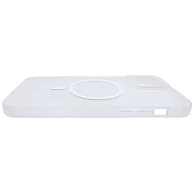 Чехол для iPhone 14 Pro Max Wlons с MagSafe прозрачный матовый с рамкой Белый 400_400_135514
