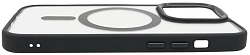 Чехол прозрачный с цветным бортиком MagSafe iPhone 14 Pro Max Черный 250_100_642394