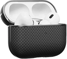Чехол для AirPods Pro 3 Pitaka Aramid Fiber Case MagSafe - Black/Grey  500_191_622994