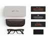 Умные очки Ray-Ban Blayzer Optics (Gen 2) - Shiny Transparent Dark Olive/Clear - Size M (S50) RW7001 100_100_883670