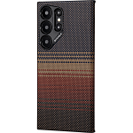 Чехол для Samsung Galaxy S24 Ultra Pitaka Fusion Weaving MagEZ 4 - Sunset 250_100_360446