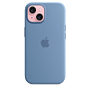 Чехол для iPhone 15 Plus Silicone Case with MagSafe - Winter Blue
