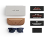 Умные очки Ray-Ban Wayfarer (Gen 2) - Shiny Cosmic Blue/Sapphire Transitions - Size L (S53) RW4012 100_100_883497