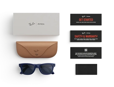 Умные очки Ray-Ban Wayfarer (Gen 2) - Shiny Cosmic Blue/Sapphire Transitions - Size L (S53) RW4012 400_400_883497