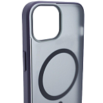 Чехол для iPhone 14 матовый с MagSafe Фиолетовый 250_100_132062