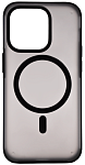 Чехол для iPhone 14 Pro Max Wlons с MagSafe прозрачный матовый с рамкой Черный 250_100_131949