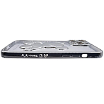 Чехол для iPhone 13 Pro прозрачный с 3D мишкой Серебристый 250_100_533496