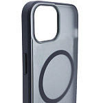 Чехол для iPhone 14 матовый с MagSafe Черный 250_100_131702