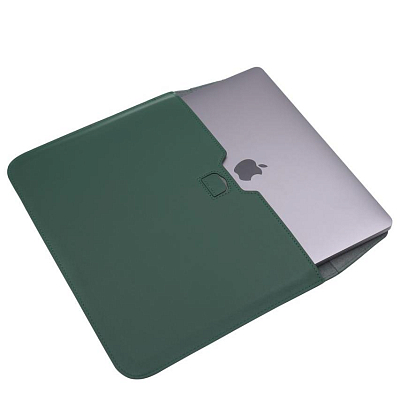 Кожаная сумка-чехол DDC Sleeve with Stand на MacBook 15/16.2 Зеленый 400_400_131501