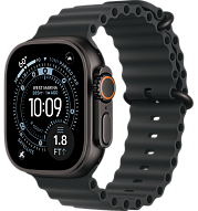 Часы Apple Watch Ultra 3 49mm Titanium Case Black / Ocean Band Black 500_191_640877
